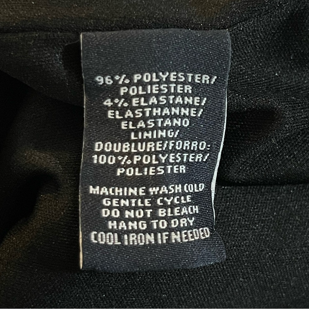 American Living Black Textured Dress - Picture 9 of 10